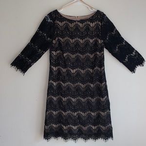 Jessica Howard Black Lace dress sz 6